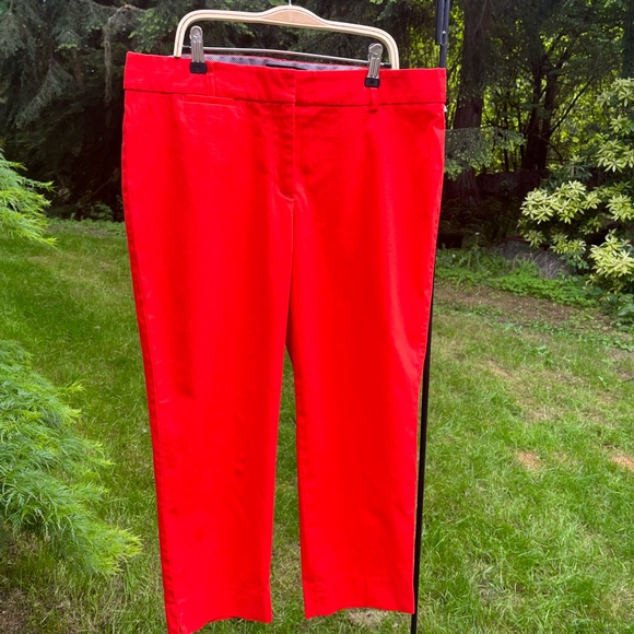 NWOT TALBOTS RED CHINO SKIMMER PANT - Picture 7 of 11